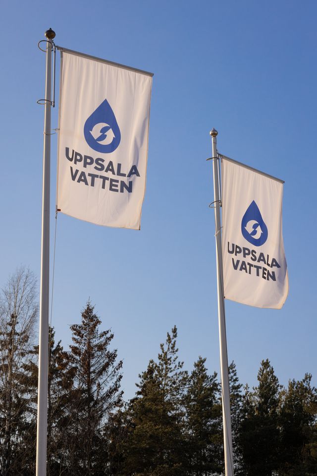 Uppsala Vatten flaggor