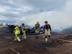 Brand i bränslehög vid Jämtkrafts kraftvärmeverk
