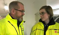 Johan Lindholm och Emmelie Renlund. Foto: Emma Grip