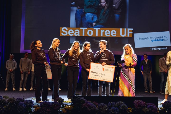 SeaToTree tog emot priset under en prisutdelningsceremonin på Svenska Mässan den 24 mars.