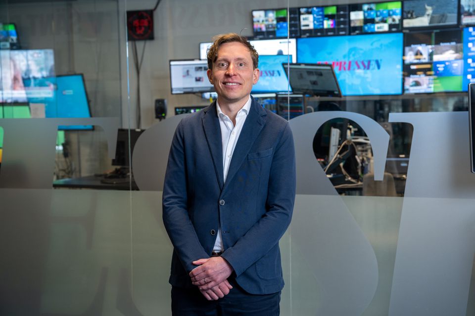 Patrik Kronqvist, politisk redaktör, foto: Sven Lindwall