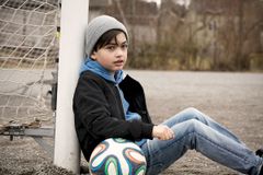 Bild pojke fotboll