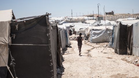 Lägret al-Hol i nordöstra Syrien. Foto: Florent Vergnes