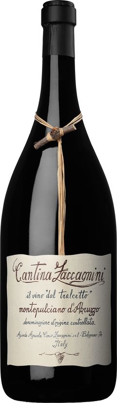 Cantina Zaggagnini Dal Tralcetto Montepulciano 300cl flaska Ursprung: Italien, Abruzzo| Producent: Cantina Zaggagnini | Druvor: Montepulcino | Vol: 300cl | Alk: 12,5% | Art.nr: 78774 | Pris: 362kr | Antal flaskor: 300 stycken | Lansering: 2 november 2015