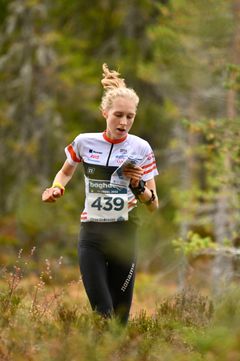 Vinnare i D18: Alma Svennerud, Karlskrona SOK. Bild: Kristina Lindgren