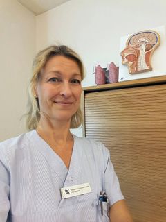 Margareta Gonzales Lindh, specialistlogoped på Gävle sjukhus och doktorand vid Uppsala universitet. Foto: privat