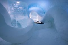 Icehotel 31 Art Suite Legacy. Design Carl Wellander & Regin Wellander. Foto Asaf Kliger