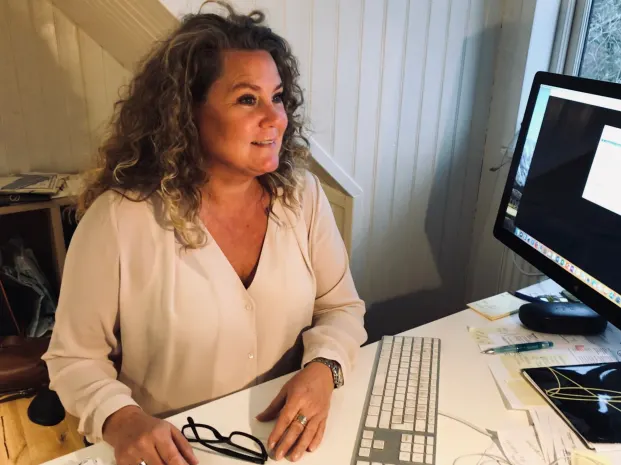 Britta Sjunnesson driver Tullen Fastighets AB och förvaltar en industrifastighet i Ystad.