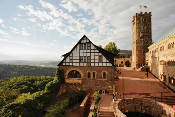 Borgen Wartburg i Eisenach (Thüringen). FOTO: Bildarchiv Monheim GmbH