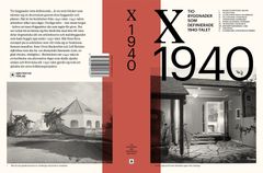 Omslaget till boken om 1940-talets svenska byggnader av Arkitektur förlag.