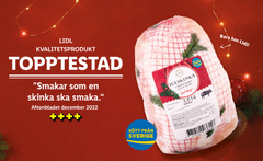 Lidls julskinka topptestad i Aftonbladet.