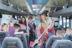 Bild från Sveriges Bussföretags nya film om resor
