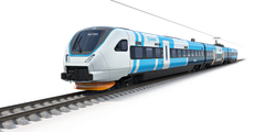 Designskiss av Västtrafiks nya tåg. Bild: Bombardier Transportation Sweden AB