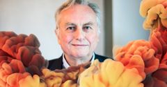 Richard Dawkins talar på Vetenskapsfestivalens invigning den 3 maj. Foto: Fri Tanke.