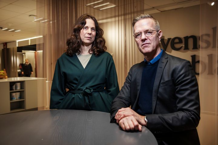 SvD får två biträdande kulturchefer i Madelaine Levy och Anders Q Björkman för att redaktionen ska kunna satsa ännu mer på utveckling av kulturjournalistiken. Foto: Linus Sundahl-Djerf/SvD.