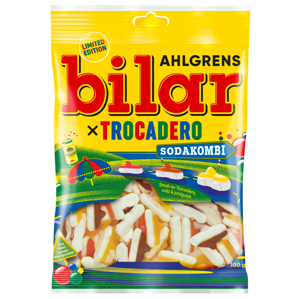 Packshot Ahlgrens bilar 100g