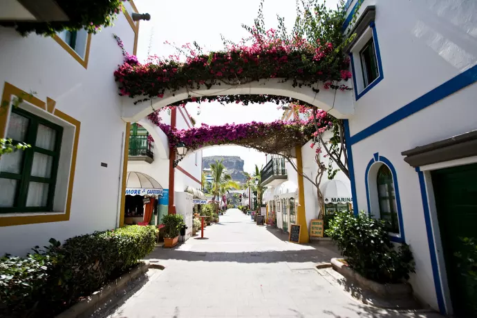 Gran Canaria i topp för vintersemester. Foto från Puerto de Mogan, fotograf Mats Högberg