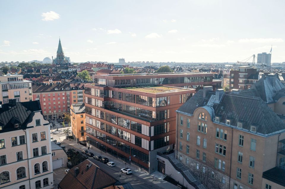 Ersta sjukhus, sett från ovan