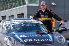 Robin Hansson vann flest race i Porsche Carrera Cup Scandinavia 2019. En upprepning av den prestationen kan göra honom till mästare i år. 
Foto: Micke Fransson