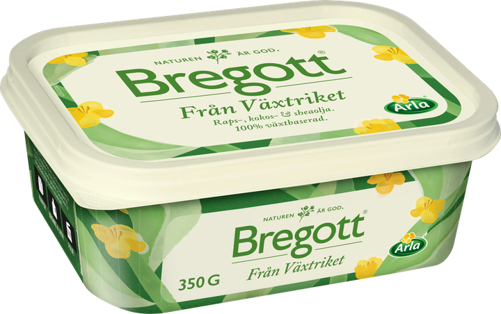 Nu utökas Bregott-sortimentet med ett 100 procent växtbaserat alternativ - Bregott från växtriket. Bild: Arla