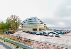 Den nya kontosbyggnaden är ritad av Gert Wingårdh och kommer att ha en bruttoyta på 5 500 kvadratmeter och inrymma 200 arbetsplatser.