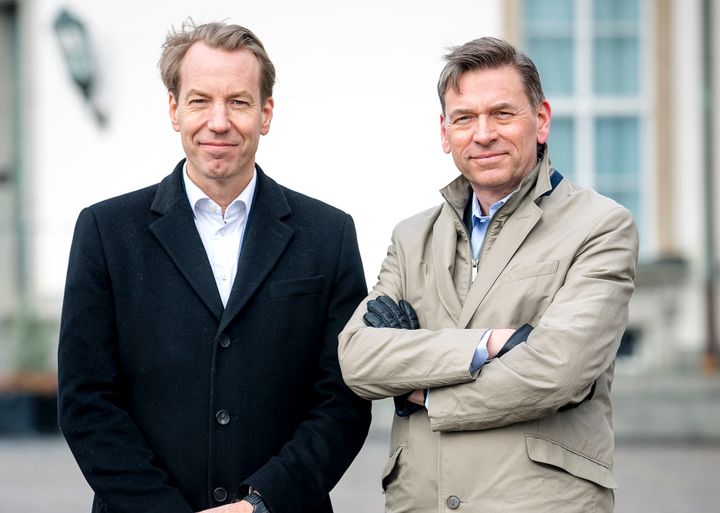 Anders Eriksson, Bonnier News och Raoul Grünthal, Schibsted. Foto: Stefan Jerrevång.