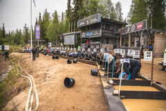 Ta hem guld i Lapplands guldvaskningsmästerskap. Fotograf: Tankavaara Gold.