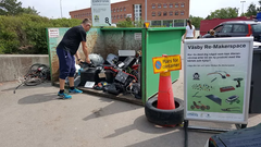 SÖRABs återvinningscentral i Smedby, Upplands Väsby