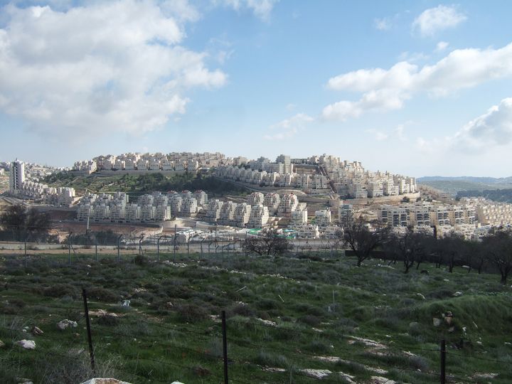 Den Israeliska bosättningen Har Homa strax norr om Betlehem. Foto: Inger Jonasson/IKON