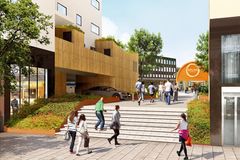 Kvarteret Banken Punkt 2 på kartan. Illustration: BAU arkitekter