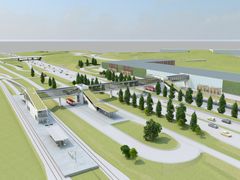 flygbild E18 Arninge station_Illustration_Ahlqvist & Almqvist arkitekter