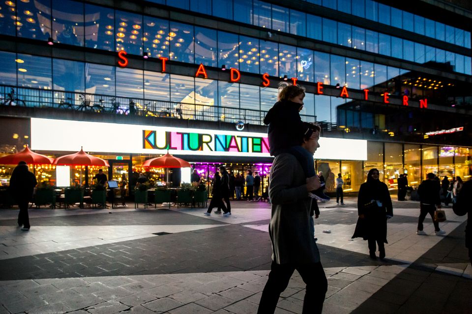 Kulturhuset Stadsteatern vid Sergels torg i Stockholm.