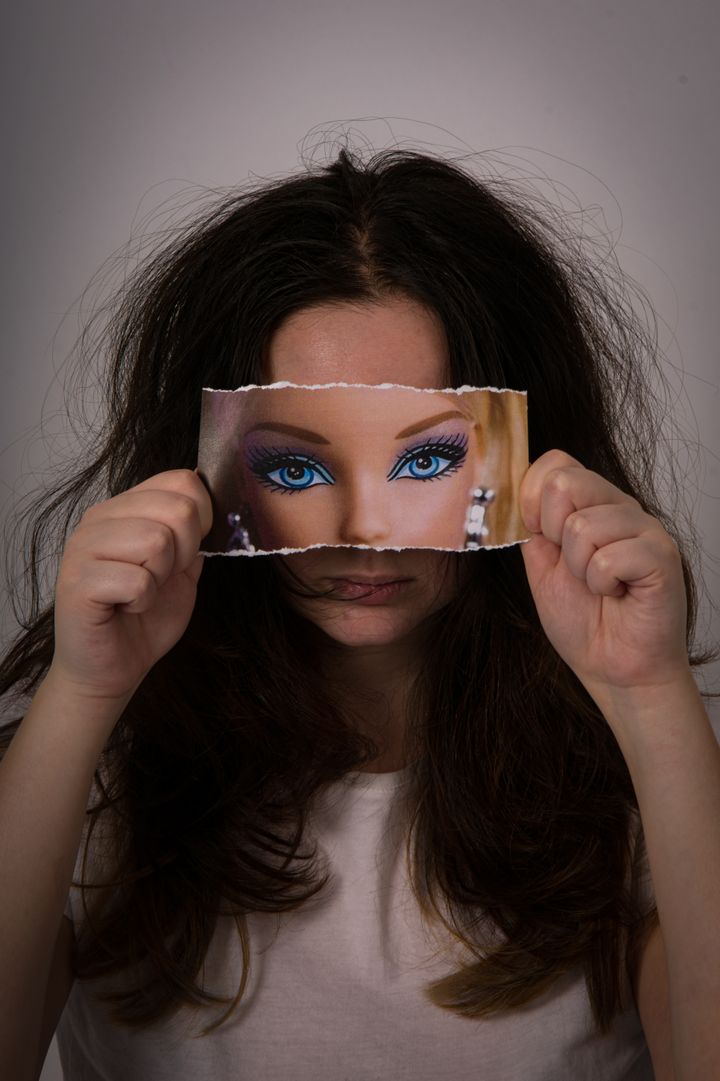 The socially constructed idea of beauty. Foto: Sara Karlsson, Per Brahegymnasiet.