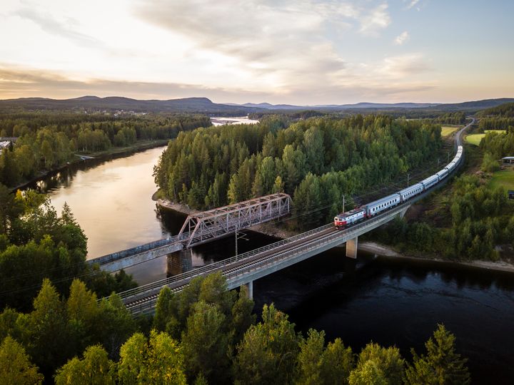 Sweco har fått i uppdrag att projektera två delsträckor för Norrbotniabanan. Foto: Marcel Köppe, Trafikverket