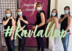 Vaccinationsteamet från Ekeby Hälsocenter