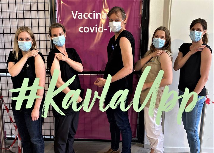 Vaccinationsteamet från Ekeby Hälsocenter