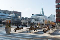 Området Klarabergsgatan, nominerad till Trafikverkets arkitekturpris. Foto: Ia Neumüller