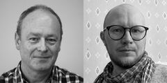 Redaktörerna David Clinton och Rasmus Isomaa som skrivit boken ”Att förstå och bemöta ätstörningar”