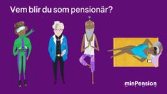 Vem blir du som pensionär? Testa i minPension för unga