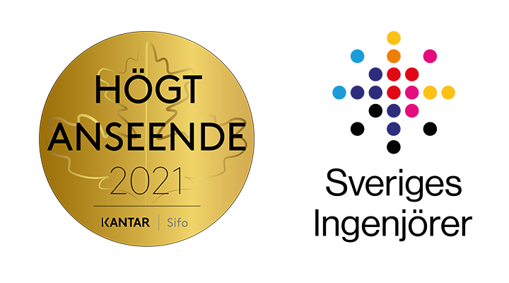 I Kantar Sifo:s anseendeindex för organisationer 2021 placerar sig Sveriges Ingenjörer på ett anseendeindex över 50,  vilket definieras som "högt anseende".