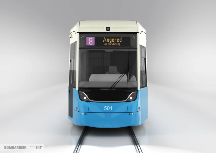 En modern spårvagn som smälter in i Göteborgs stadsbild – det är ledorden för form och design av Göteborgs nya spårvagn M33. Foto: Göteborgs Spårvägar