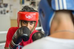 Boxning Rågsved. Fotograf: Peter Lydén