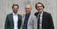 EMG:s operativa grundare. Från vänster: Fredrik Högemark CIO, Fredrik Söderlindh CEO, Mattias Säker COO.
