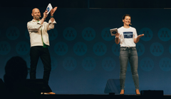 Martin Borgs och Karin Juhlin, nya biträdande partisekreterare för Moderaterna. Foto: Moderaterna