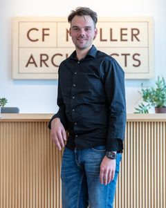 Fotograf: Nikolaj Jakobsen. På bild: Jelmar Brouwer, Head of Landscape för C.F. Møller Architects i Sverige.