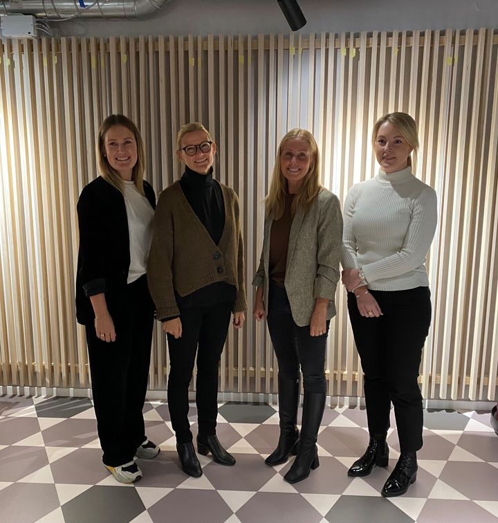 Carina Llado Business Director Kitchen, Camilla Everberg Head of Marketing & e-Commerce Elgiganten, Emma Thorp VD Publicis, Maria Gustafsson Marketing Manager Elgiganten