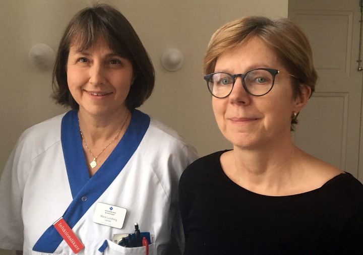 Hella Hultin och Maria Lundberg är initiativtagare till en kliniköverskridande utbildning för ST-läkare på Akademiska sjukhuset. Syftet är att stärka patientsäkerheten genom förbättrad kommunikation och ökat samarbete..
