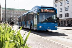 Med de nya elbussarna kommer Västtrafik ha totalt 220 elbussar i trafik år 2020. Foto: Eddie Löthman