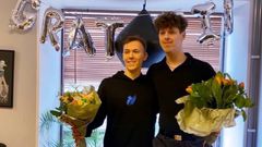 Oliver Sundström och Elias Löfberg. Foto: Norrköpings kommun