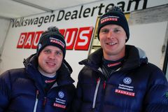 Stig Rune Skjaermoen och Johan Kristoffersson kan nu titulera sig svenska mästare i rally-sprint efter segern i Sundsvall.
